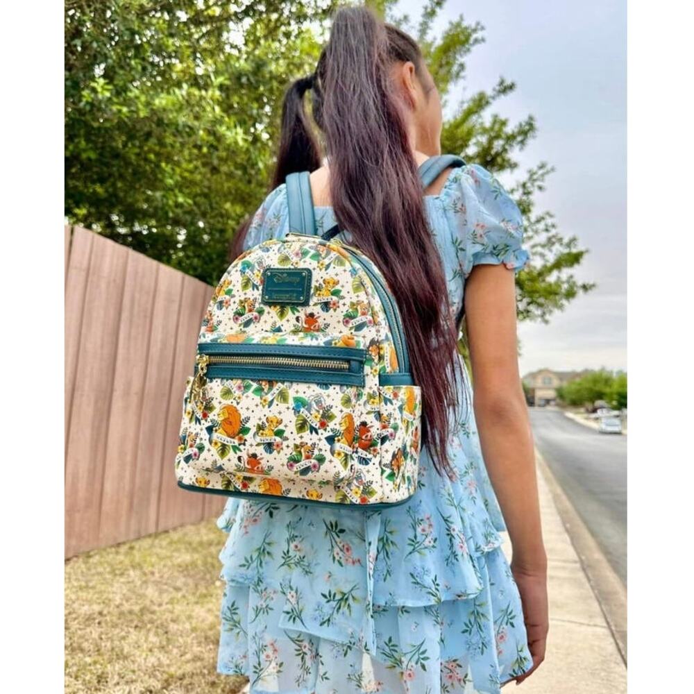 NWT Loungefly Disney Exclusive LF Lion King Tattoo Mini BagPack - Picture 9 of 9